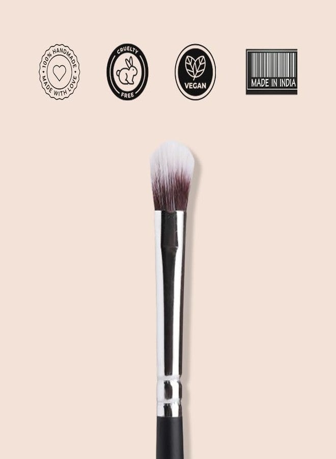Cuffs N Lashes X Shystyles CS06 Flat Blending Brush - Professional Eye Makeup Brush | Soft Bristles | High Performance | Vegan &Cruelty-Free | Handmade in India for Seamless Blending - Image 3