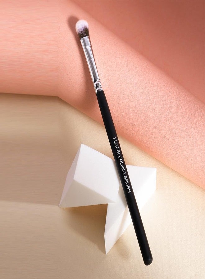 Cuffs N Lashes X Shystyles CS06 Flat Blending Brush - Professional Eye Makeup Brush | Soft Bristles | High Performance | Vegan &Cruelty-Free | Handmade in India for Seamless Blending - Image 1