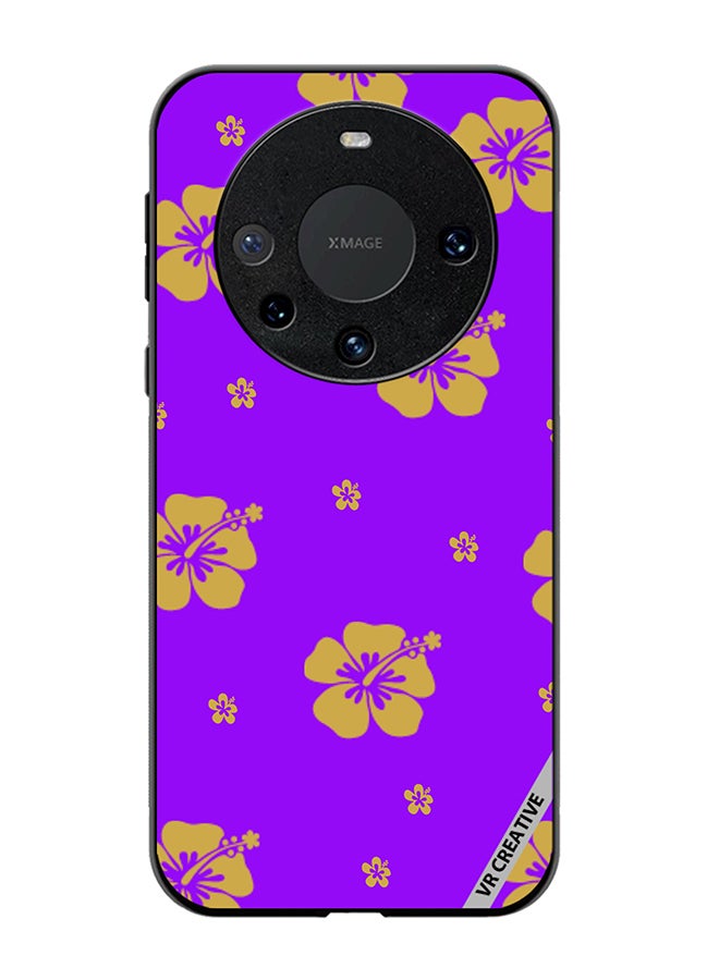 VR CREATIVE Protective Case Cover For Huawei Mate 60 Pro Plus Hibiscus Design Multicolour - Image 1