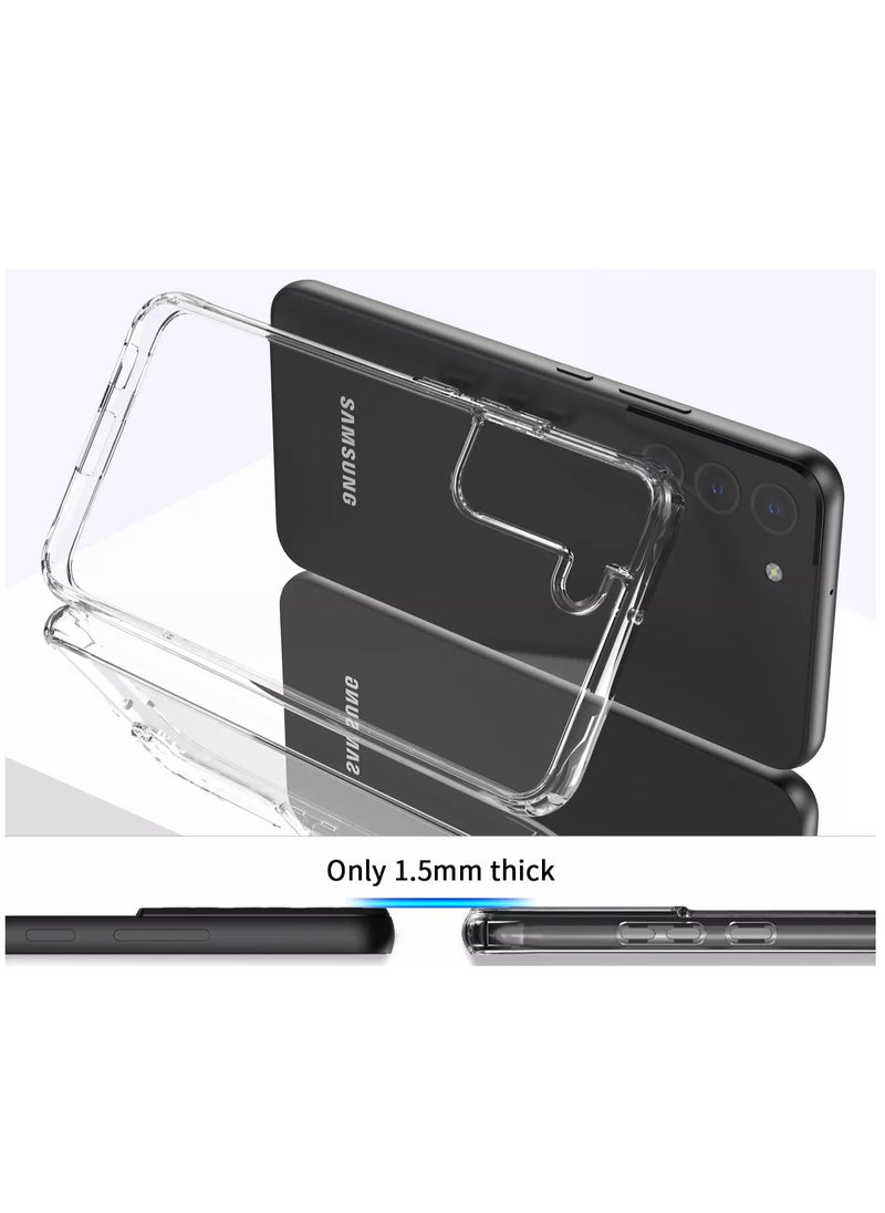 Protect - Samsung Galaxy S22 Clear Case II S22 Clear Case II Premium Quality TPU II Anti Scratch II Shockproof II 6.2 Inches - Image 1
