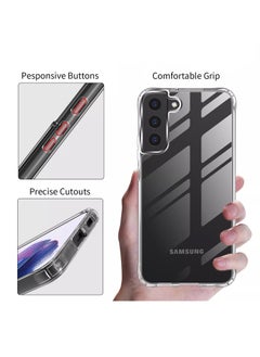 Protect Samsung Galaxy S22 Clear Case II S22 Clear Case II Premium Quality TPU II Anti Scratch II Shockproof II 6.2 Inches  - Image 3