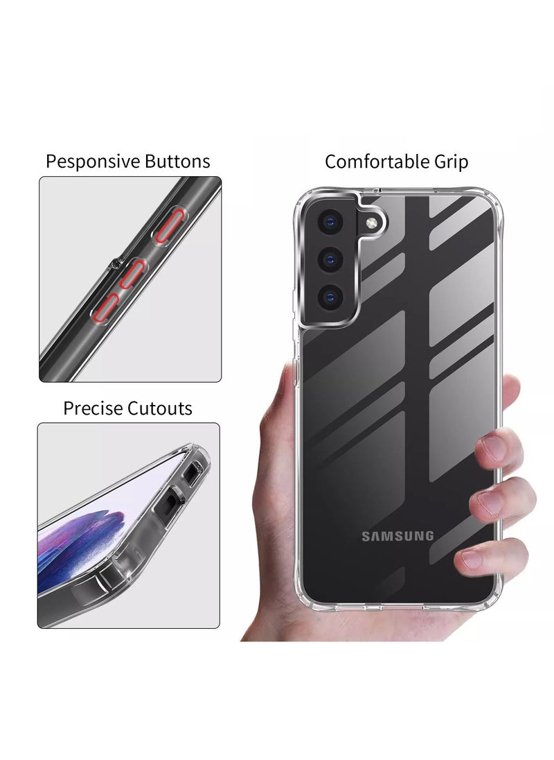 Protect - Samsung Galaxy S22 Clear Case II S22 Clear Case II Premium Quality TPU II Anti Scratch II Shockproof II 6.2 Inches - Image 1