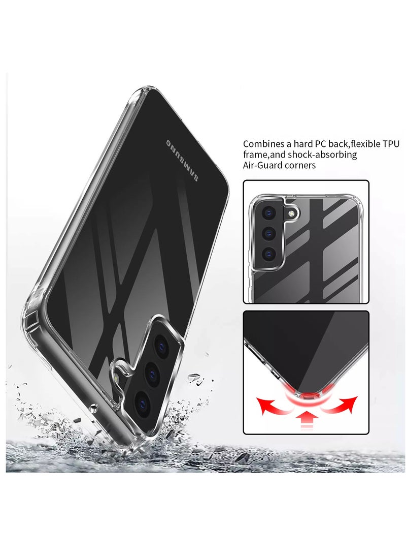 Protect - Samsung Galaxy S22 Clear Case II S22 Clear Case II Premium Quality TPU II Anti Scratch II Shockproof II 6.2 Inches - Image 1