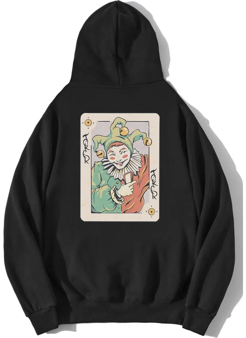 BRZ Collection Unisex Oversize Joker Illustration Sweatshirt Hoodie