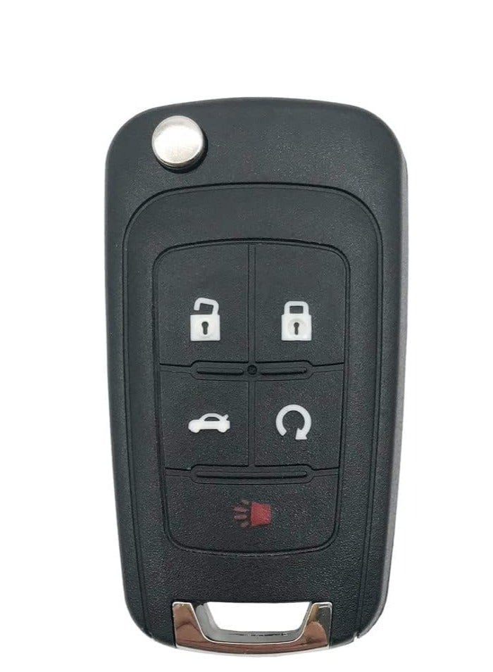 Black 5 Butons Chevrolet Car Key Cover Key Chain - Image 5