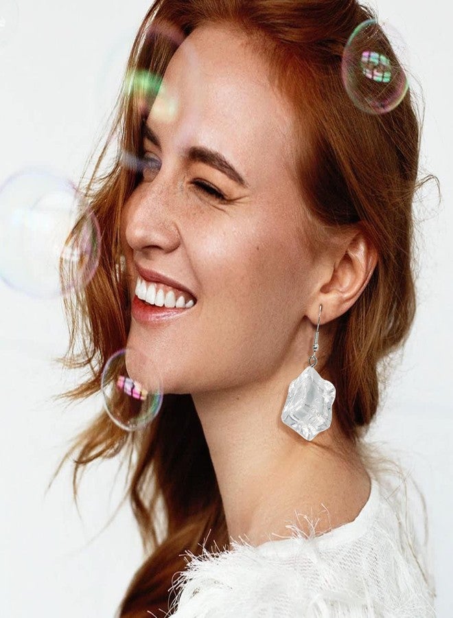 EIELO 40 Pairs Cute Funny Weird Earrings Boba Water Bottle Pearl Milk Tea Food Gummy Bear Fruit Mushroom Goldfish Earring Set Cute Funny Dangle Drop Earrings for Women - Image 3