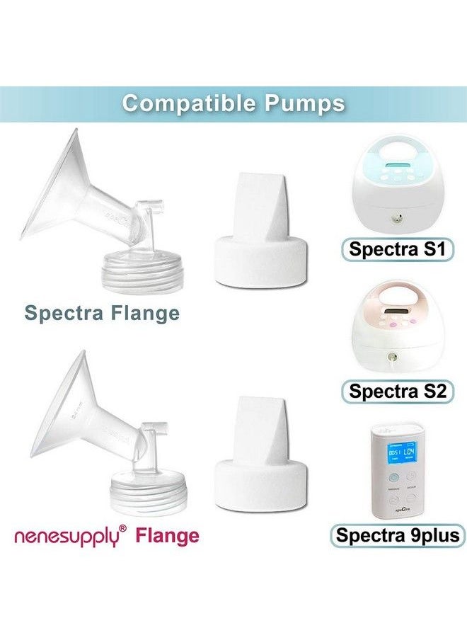 NENESUPPLY Duckbill Valves Compatible With Spectra S1 Accessories Spectra S2 9 Plus Breast Pump Not Original Spectra Pump Parts Not Original Spectra S2 Accesssories Replace Spectra Valves (8Pc White)  - Image 3