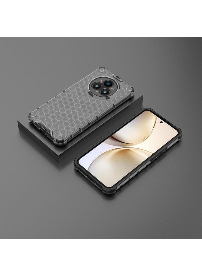 اس-توب جراب لهاتف Realme 14 Pro+ 5G مصنوع من مادة PC Honeycomb المقاومة للصدمات + جراب هاتف واقٍ من مادة TPU - Image 2