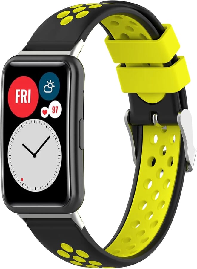 Next Compatible With:Huawei Watch Fit Replacement Strap for Women Men,Lace Silicone Sport Strap Smartwatch Accessories(No Watch),Lace Silicone by Next store