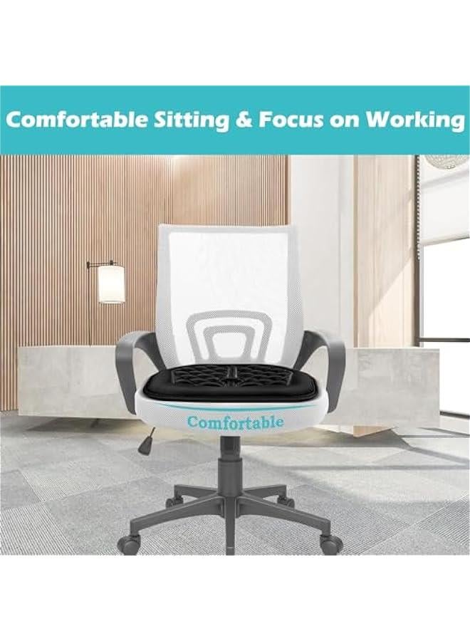 HOOKOR Memory Foam Car Seat Cushion for Comfort and Pain Relief - Black - Image 5