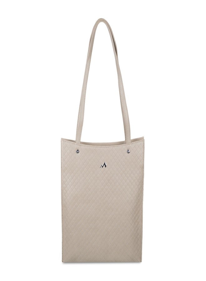 Metro Women Beige Shoulder Bag (66-199) - Image 1