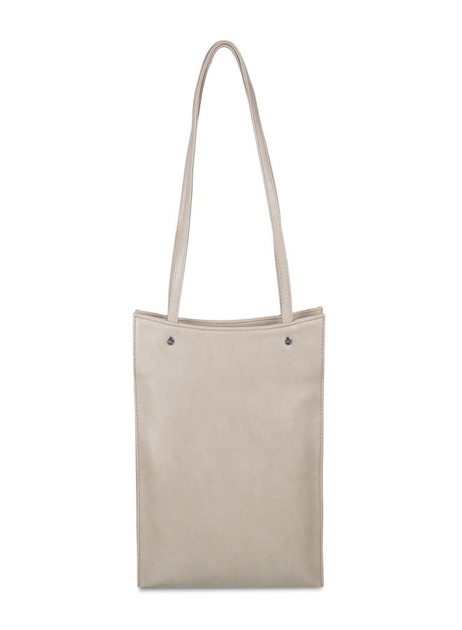 Metro Women Beige Shoulder Bag (66-199) - Image 4