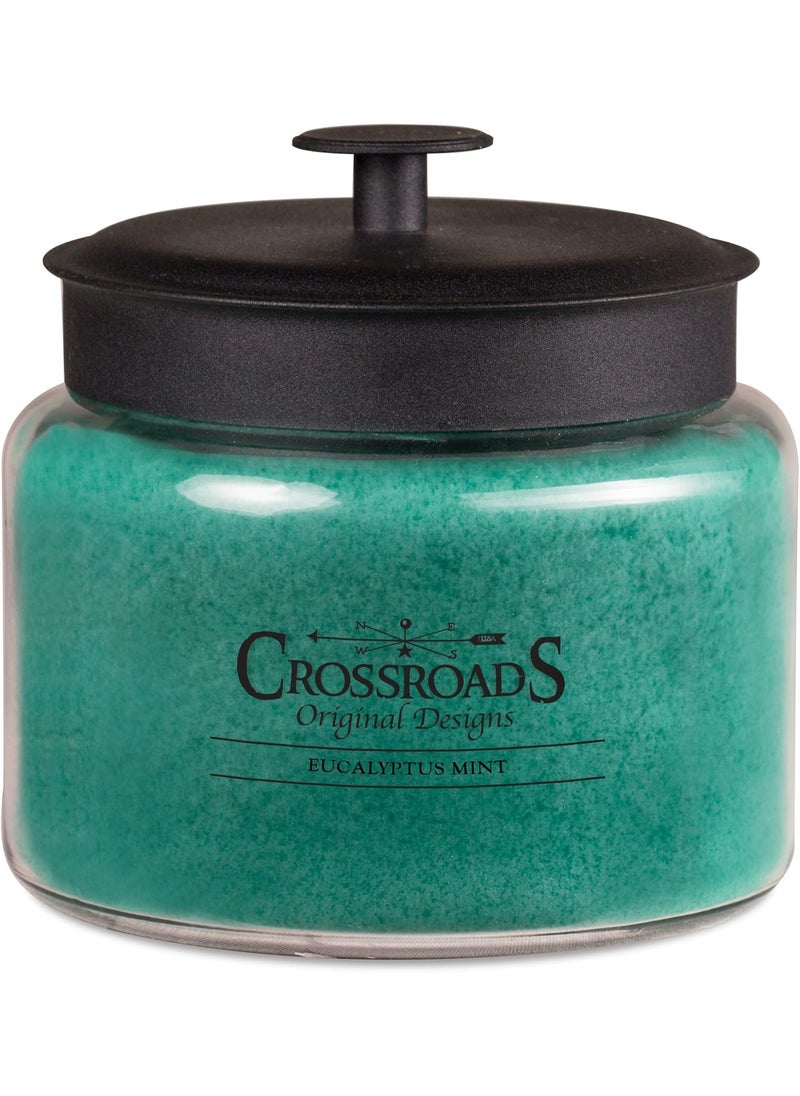 Crossroads Crossroads Eucalyptus Mint Scented 4-Wick Candle, 64 Ounce 