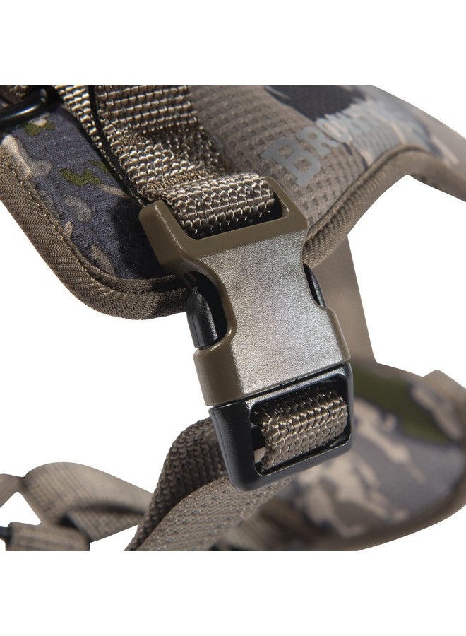 Browning Camo Dog Harness, No Pull Adjustable Reflective Pet Walking Vest, Ovix Camo, Medium - Image 4