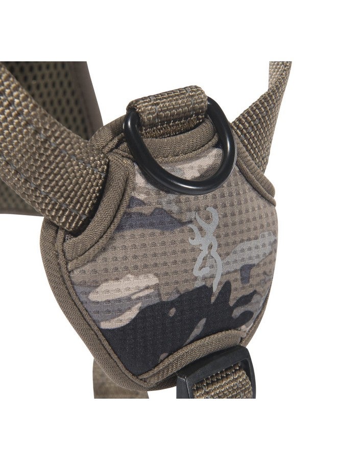 Browning Camo Dog Harness, No Pull Adjustable Reflective Pet Walking Vest, Ovix Camo, Medium - Image 2
