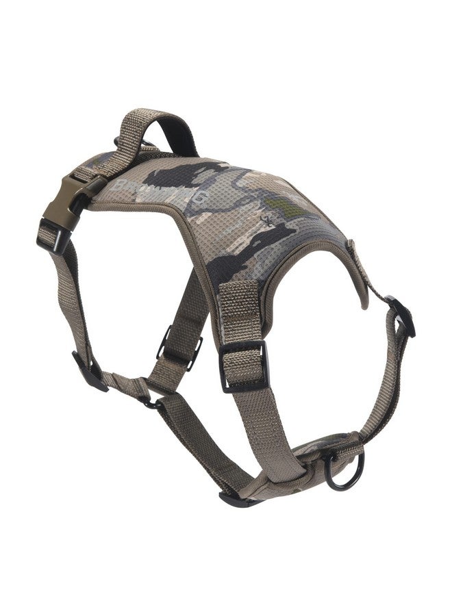 Browning Camo Dog Harness, No Pull Adjustable Reflective Pet Walking Vest, Ovix Camo, Medium - Image 1