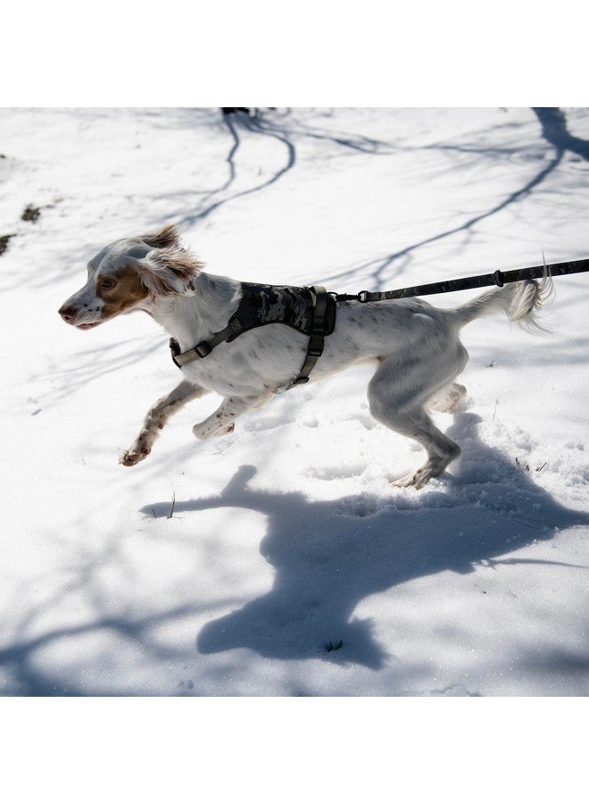 Browning Camo Dog Harness, No Pull Adjustable Reflective Pet Walking Vest, Ovix Camo, Medium - Image 5