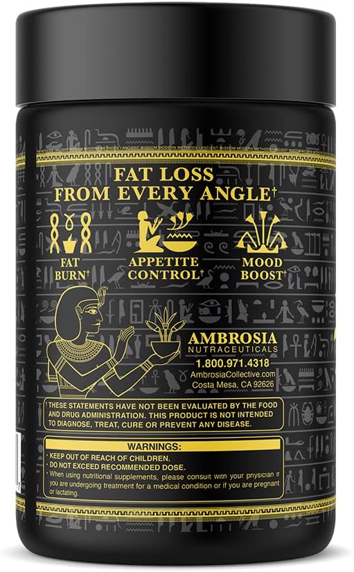 Ambrosia Ember Thermogenic Fat Burner  Appetite Support Supplement Pills for Healthy Weight Management Appetite Support for Men and Women with CapsiMax African Mango and CoQ10 - Image 2