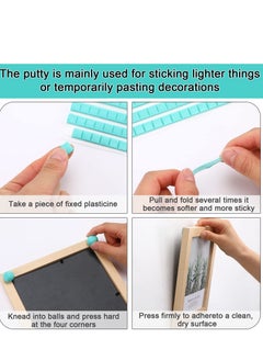KASTWAVE 192Pcs Sticky Tack Putty Removable Adhesive Poster Mounting Reusable Wall Safe Tacky  - Image 4