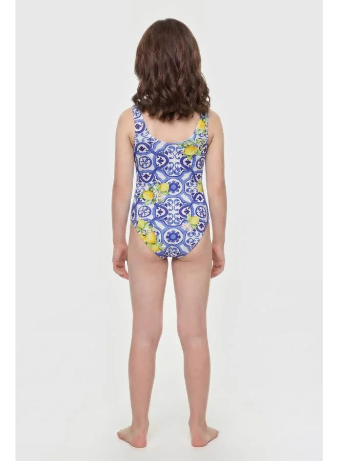 GUESS Youth Printed One Piece Swimsuit