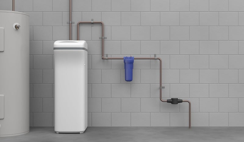 EcoPure EPW2 Whole Home Water Filtration System – Municipal & Well Water – Reduces Sediment, Rust, Dirt & Chlorine Taste & Odor – Includes Mounting Bracket, Pressure Release Button & Sump Wrench - Image 1