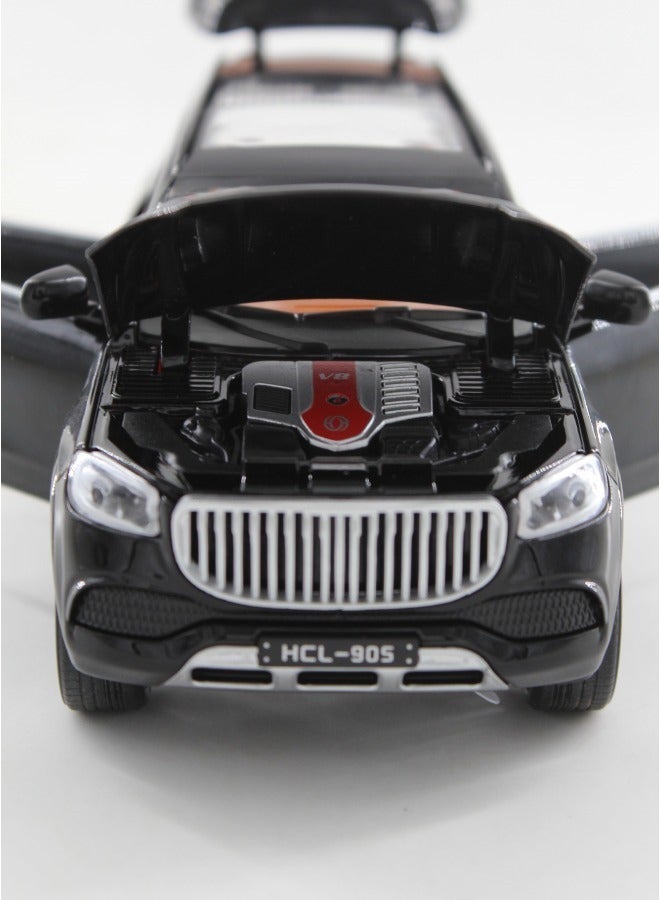 Toy Box Mercedes-Benz Maybach GLS600 alloy die-cast toy car with music and sound  - Image 5