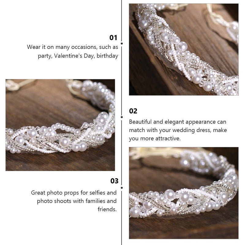 Bridal Headdress Gorgeous Imitation Wedding Headpiece Hair Accessories - Image 5