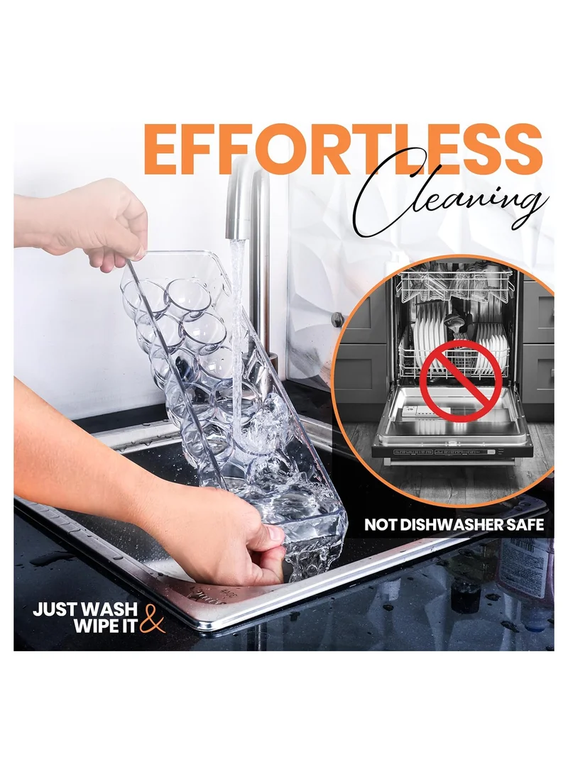 QUESERA TWO LAYER EGG STORAGE BOX FOR NEAT AND TIDY REFRIGERATORS