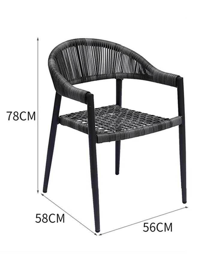 Broyhome Outdoor chair | Indoor  Chair Restaurant Dining Chair , Stackable Dining Chair - Image 2