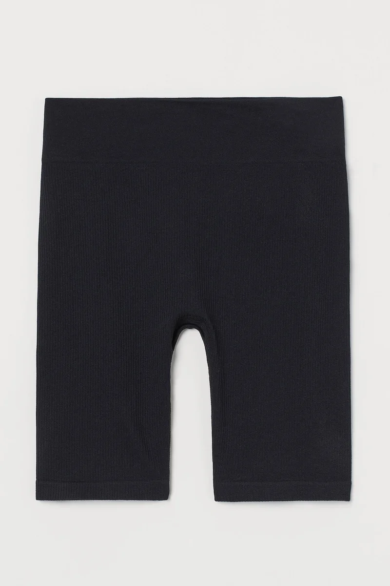 اتش اند ام Ribbed High Waist Shorts