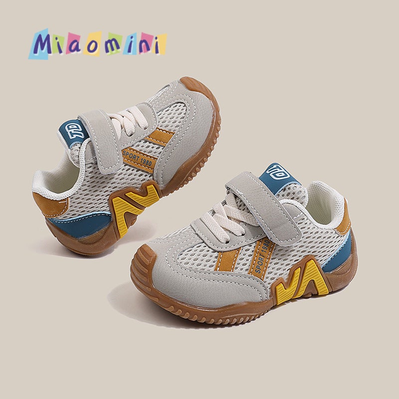 Mesh Sneakers Lightweight Flexible Sole Walking Shoes For Kids Indoor And Outdoor Activities - Image 3