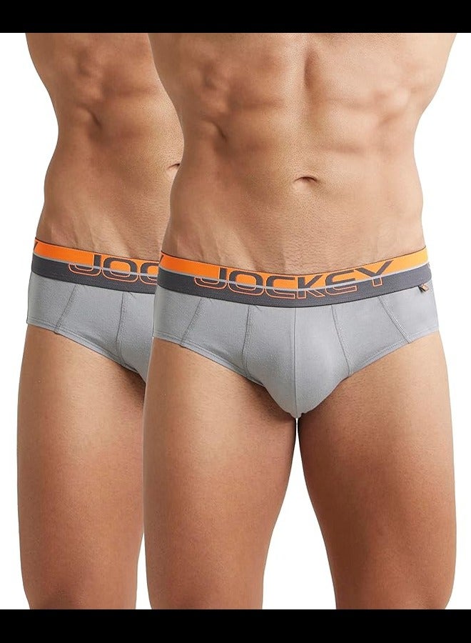 JOCKEY Jockey FP01 Men's Super Combed Cotton Solid Brief with Ultrasoft Waistband  - Image 1