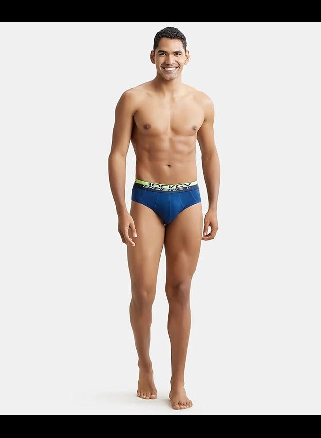 JOCKEY Jockey FP01 Men's Super Combed Cotton Solid Brief with Ultrasoft Waistband  - Image 4