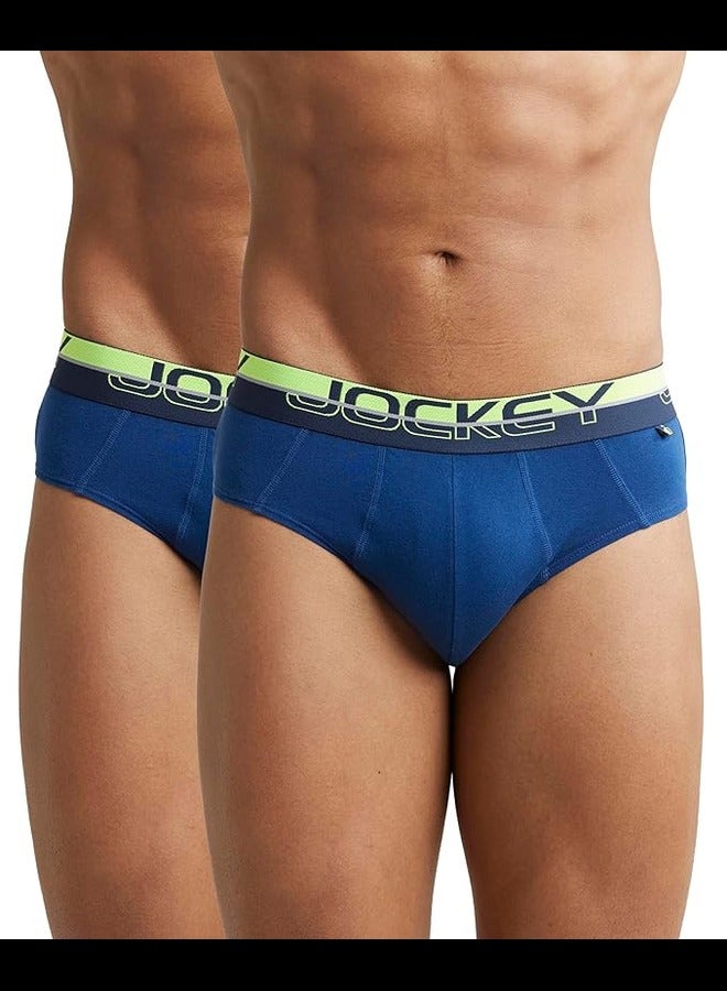 JOCKEY Jockey FP01 Men's Super Combed Cotton Solid Brief with Ultrasoft Waistband  - Image 3