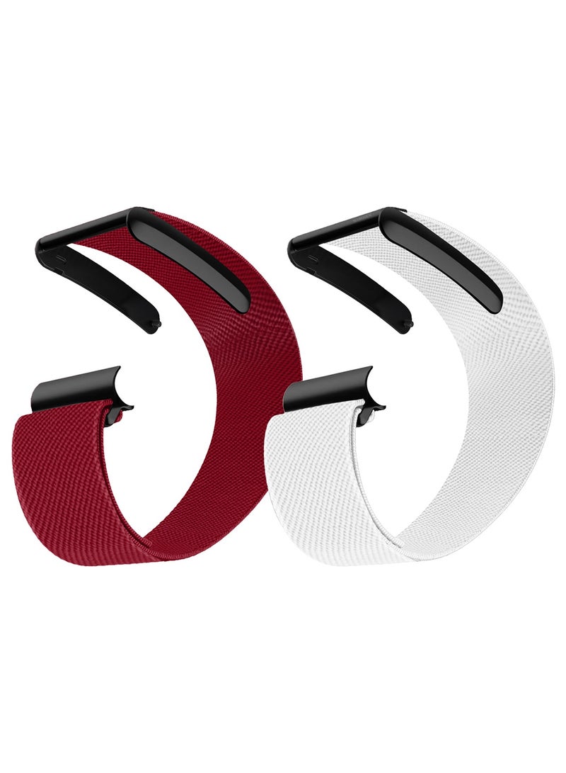 CATANES 2Packs Premium Adjustable Nylon Strap for WHOOP 5, MG,One, Peak and Life – Lightweight & Breathable Replacement Band - Image 1