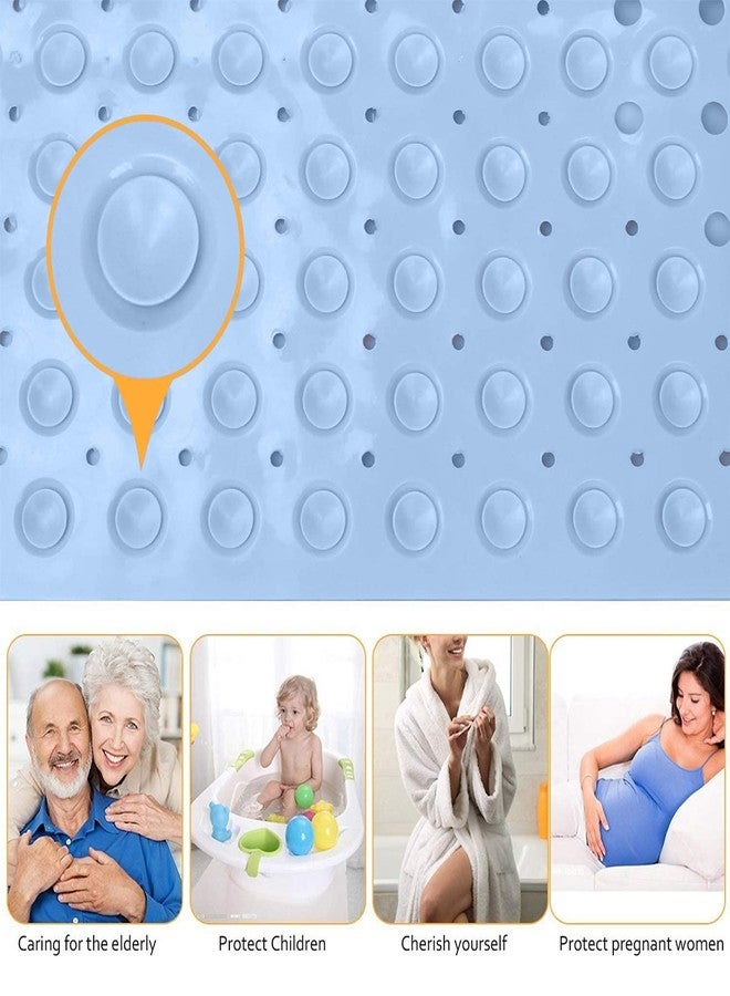 Wrixty سجادة حمام من المطاط الناعم من الفينيل والسيليكون PVC غير قابلة للانزلاق من Wrixty (50 × 80) - Image 4