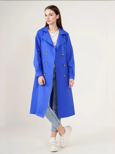 BIG DART BDART Double Breasted Long Trench Coat