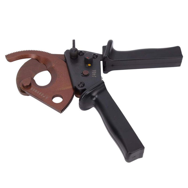 klarako Cable Cutter - J40A 300mm² Ratchet Industrial Grade Cable Scissors Hardware Hand Operated Cutting Tool for Wire Rope - Image 4