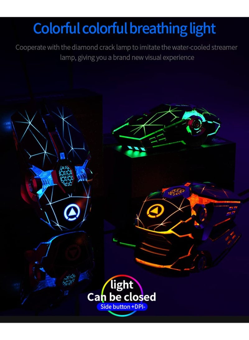 Ultimate Gaming Mechanical Mouse with High Precision Sensor, Ergonomic Design, 7 Color RGB Lighting, Wide Compatibility, Programmable Buttons, and Durable Build for Gamers of All Levels  - Image 4