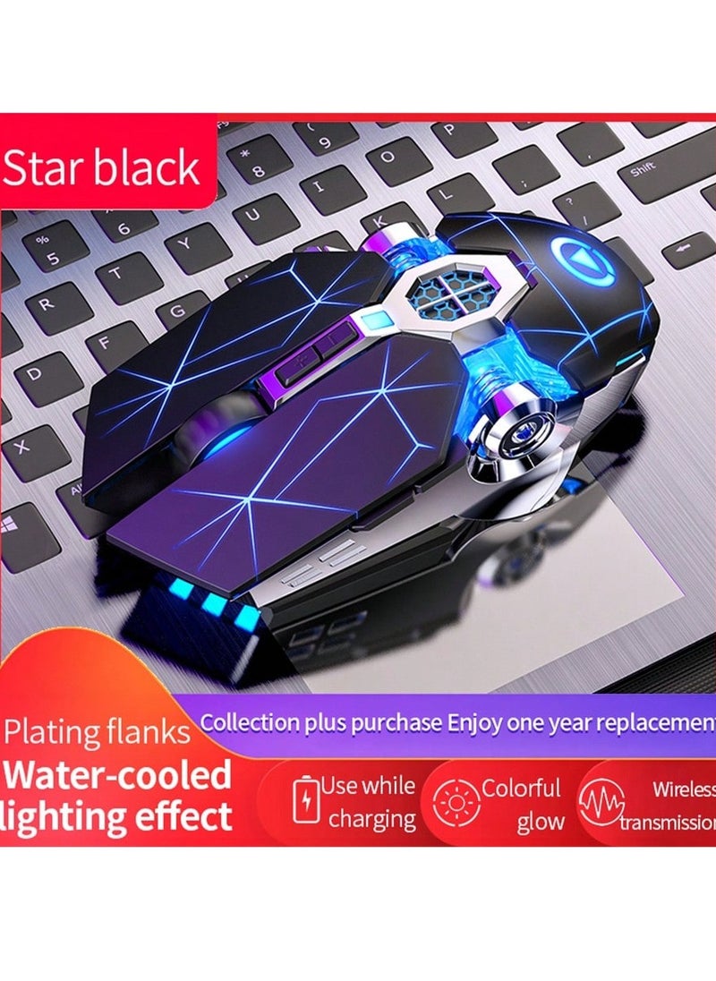 Generic - Ultimate Gaming Mechanical Mouse with High Precision Sensor, Ergonomic Design, 7 Color RGB Lighting, Wide Compatibility, Programmable Buttons, and Durable Build for Gamers of All Levels - Image 1