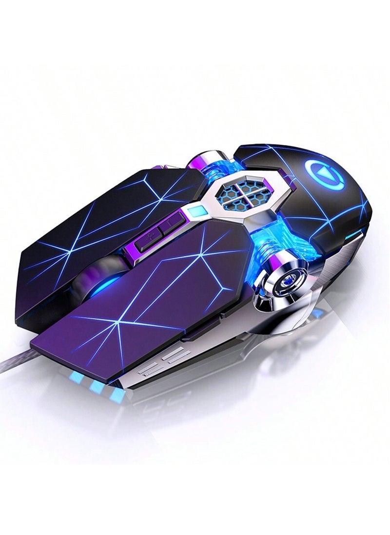 Generic - Ultimate Gaming Mechanical Mouse with High Precision Sensor, Ergonomic Design, 7 Color RGB Lighting, Wide Compatibility, Programmable Buttons, and Durable Build for Gamers of All Levels - Image 1
