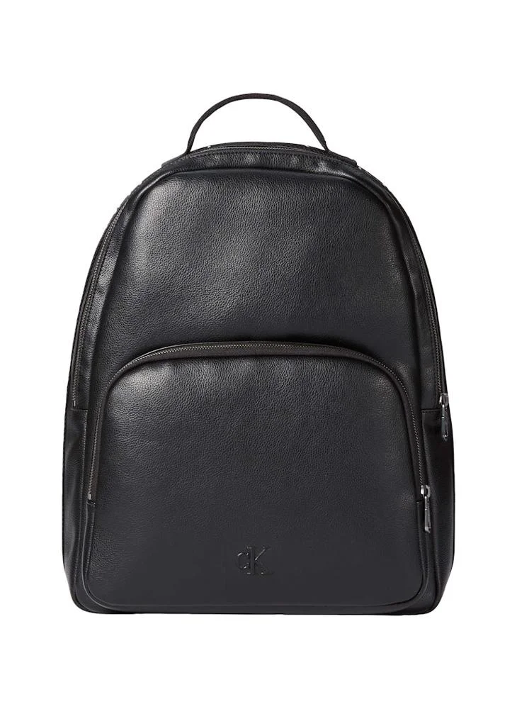 Webbing Strap Round Backpack