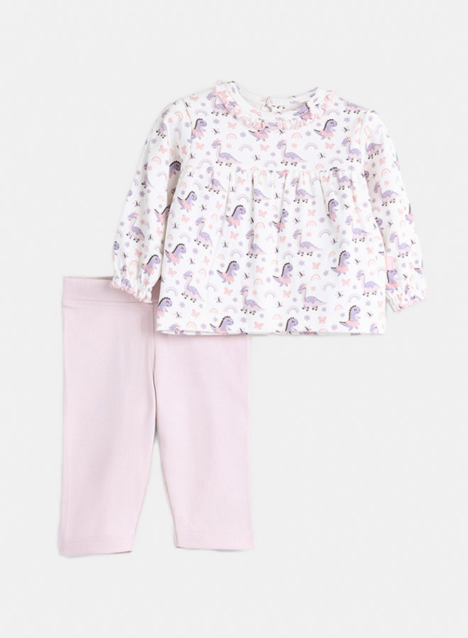 Baby Girls Interlock Pyjama set