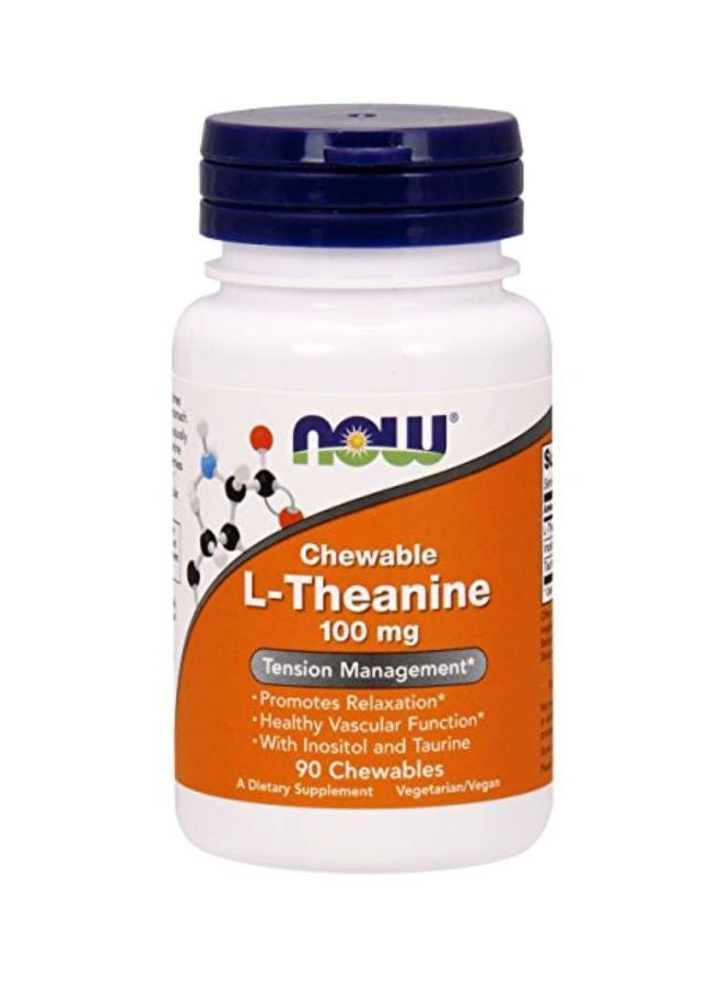 L-Theanine Dietary Supplements - 90 Chewables