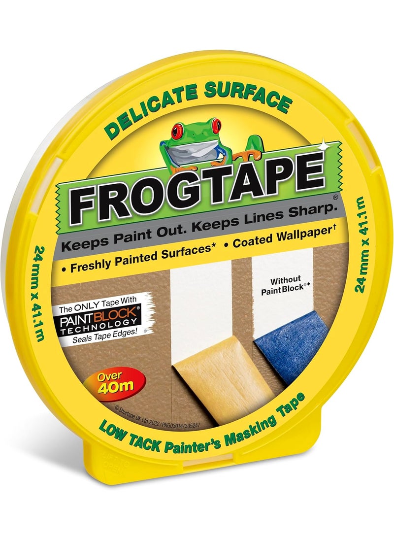 FrogTape Shurtape 179317 Shure Delicate Frog Tape 41m Length 24mm Width  - Image 2