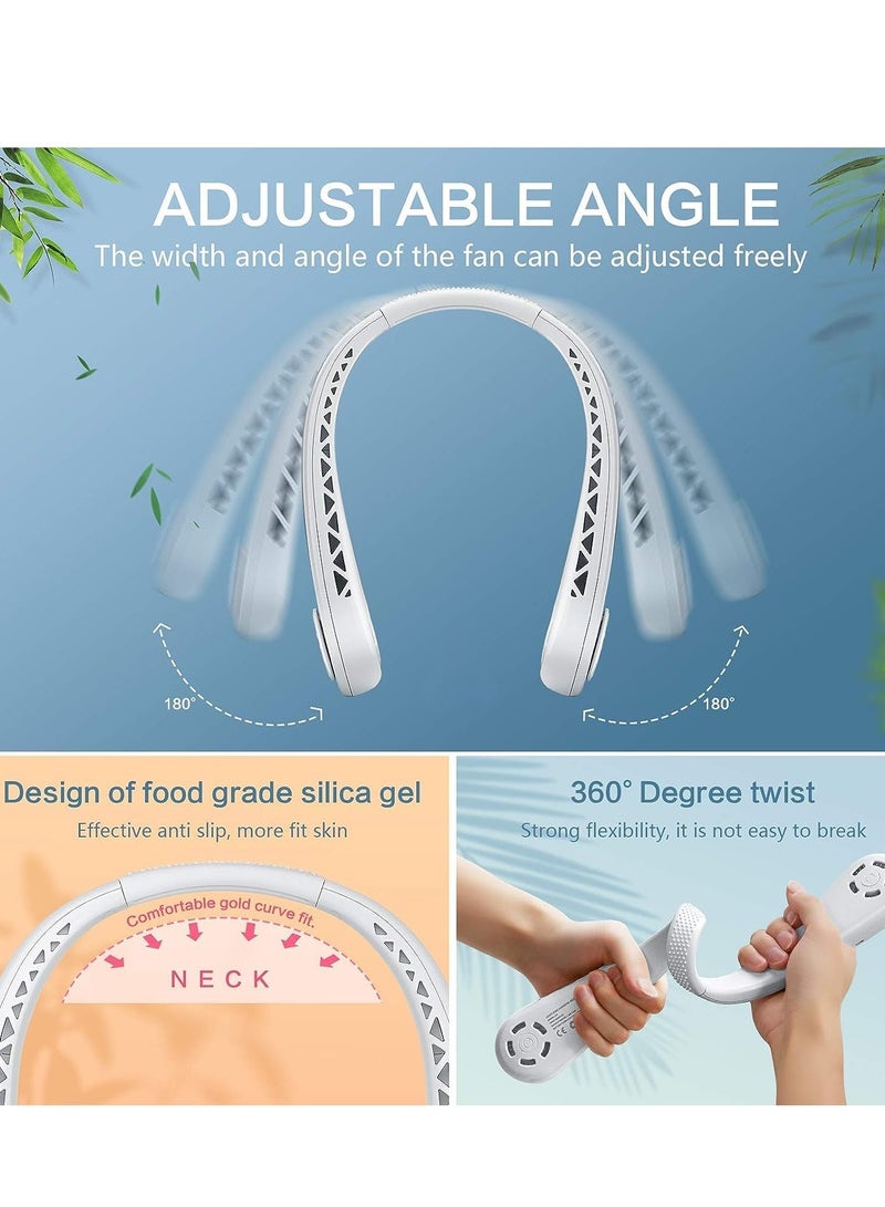 The Portable Neck Fan From Popular Earphone Design,The Leafless Neck Fan Perfect For Personal Fan,with Features,Battery Powered Fan, Suitable For Outdoor Sports - Image 4