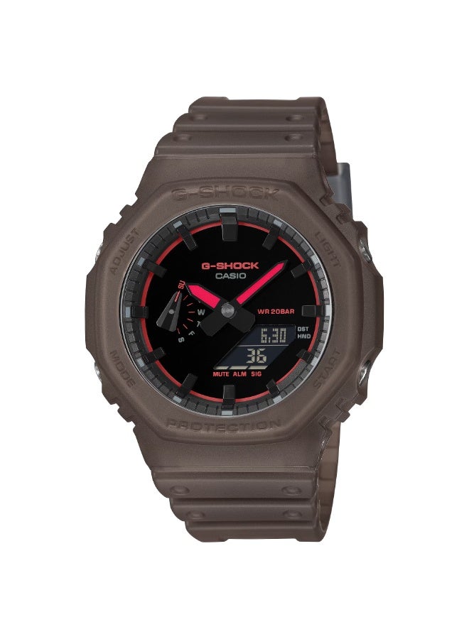 CASIO G-SHOCK Men's Analog Digital Black Dial Watch - GA-2100K-5A - Image 1
