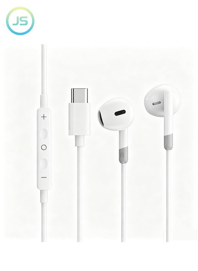 js Js Earpods With Usb C Wired Earbuds With Microphone Volume Control ZF0BF268B53F44E80674FZ