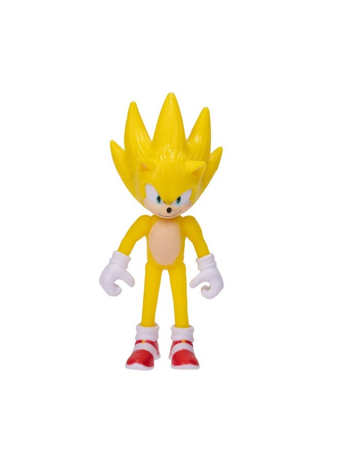 Sonic The Hedgehog سونيك القنفذ 2 فيلم بيضة عملاقة إيغمان مع شخصية أكشن سوبر سونيك 2.5 بوصة مجموعة معركة للعب - Image 3