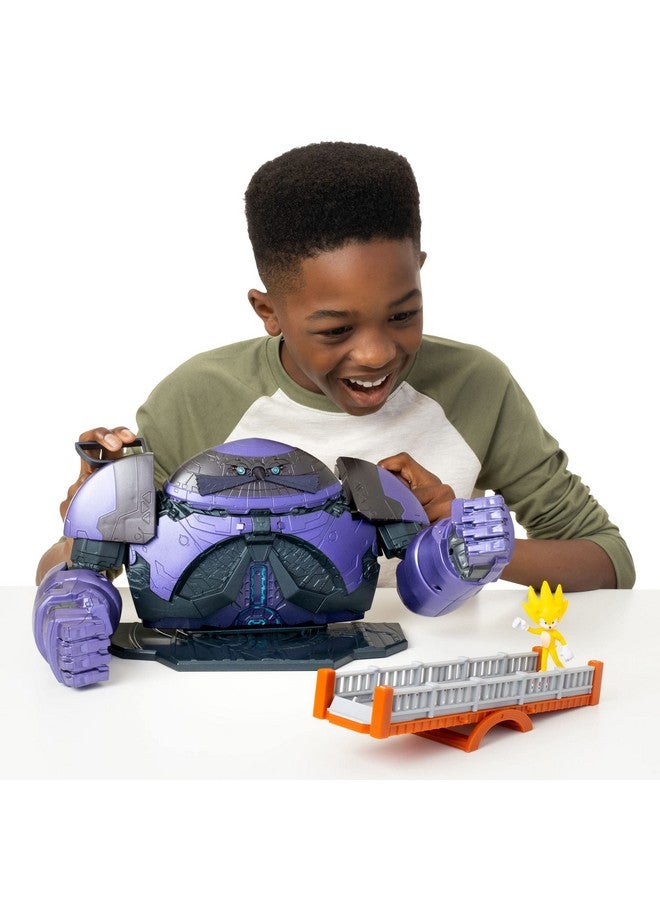 Sonic The Hedgehog سونيك القنفذ 2 فيلم بيضة عملاقة إيغمان مع شخصية أكشن سوبر سونيك 2.5 بوصة مجموعة معركة للعب - Image 2